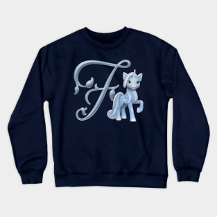 Monogram F Custom Unicorn Crewneck Sweatshirt